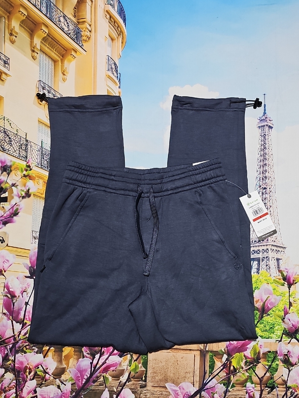 GAIAM Flow State Dark Gray Sweatpants Small New